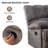 Oversized 44.5"W Upholstered Manual Rocking Recliner-1162036823-1201779261