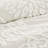 3 Piece Tufted Cotton Chenille Floral Comforter Set Off-White King/Cal King