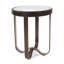 Table d'appoint ronde en métal