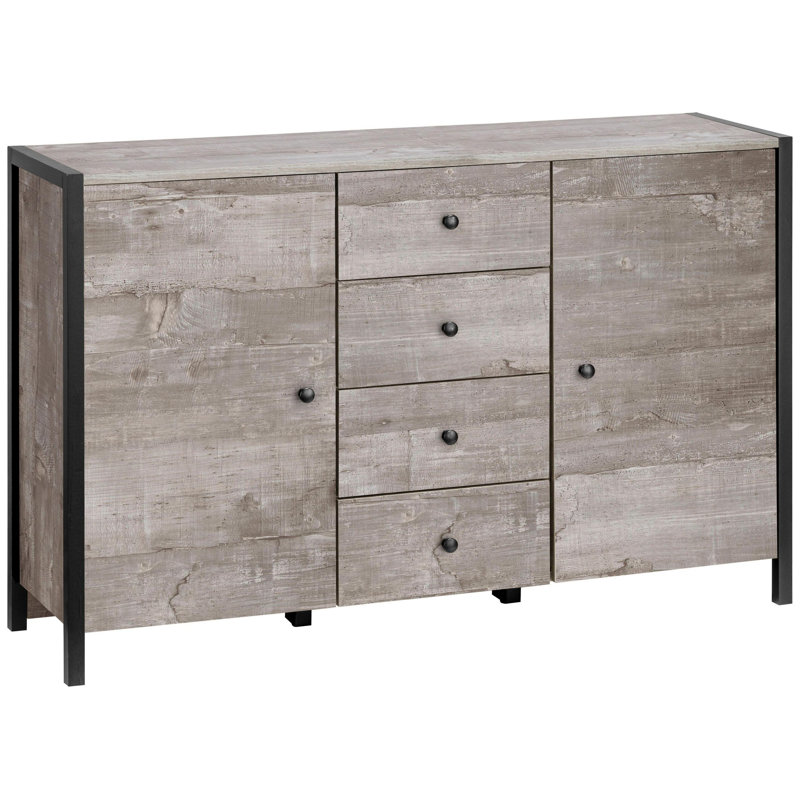Killingworth 120cm Sideboard, Concrete