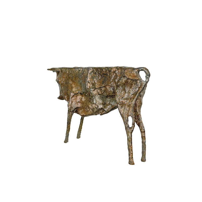Bronze Bull Sculpture