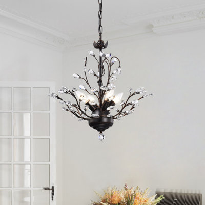 Lustre géométrique unique à 4 lumières Haskett