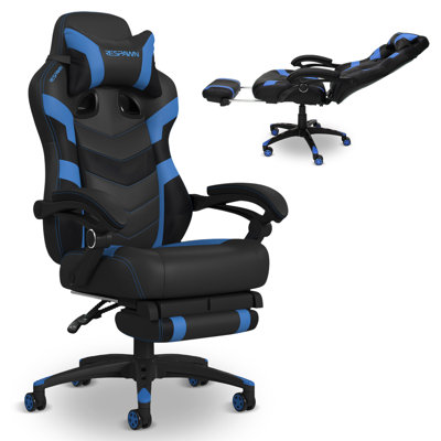 RESPAWN 110 Pro Gaming Chair - Gaming Chair with Footrest, Reclining Gaming Chair, Video Gaming Computer Desk Chair, Adjustable Desk Chair, Gaming Cha by Respawn