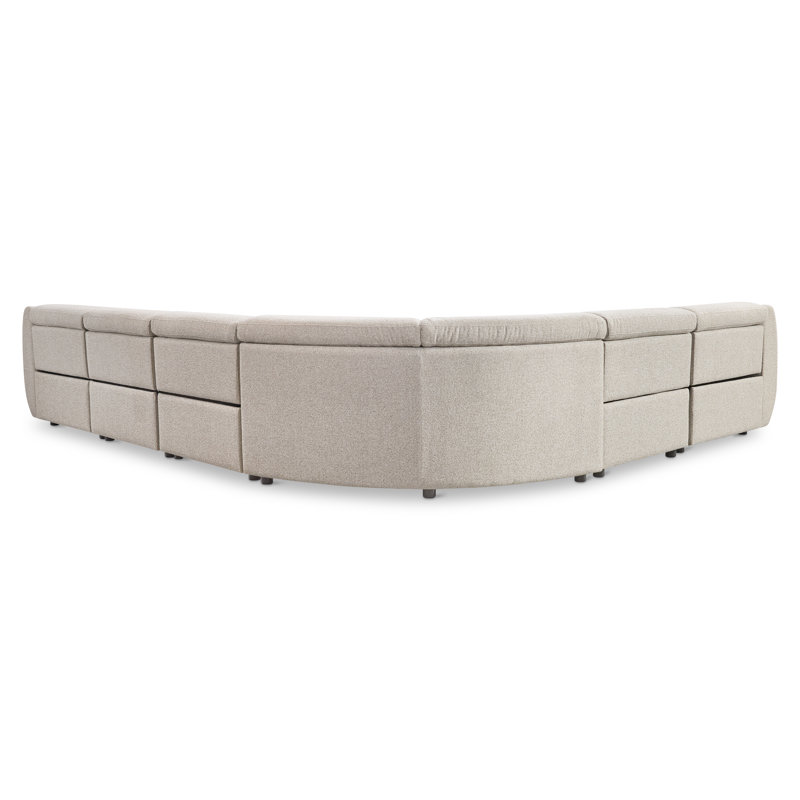 Avignon Sectional, 32.25" H x 158" W x 124" D, Left Hand Facing