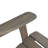Foldable Chair In Gray, Made With Solid Wood For Outdoor Comfort Gray Chair, Convenient Use-110929845