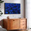 Floral et botanique «Royal Blue Roses Wall Art»-101780091