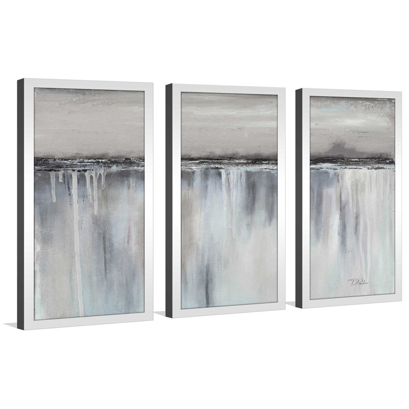 « muted paysage ii », reproduction de peinture à l’acrylique à multiples images, L 40,5 po x H 25,5 po x P 1 po