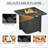 Square Propane Smokeless Fire Pit Table with Lid