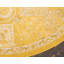 Tapis jaune à motif abstrait Kalf-31820897