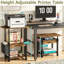 76cm H x 56cm W Printer Stand
