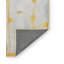 Tapis jaune / beige en polyester / chenille tissé à la machine Kunala-745754575
