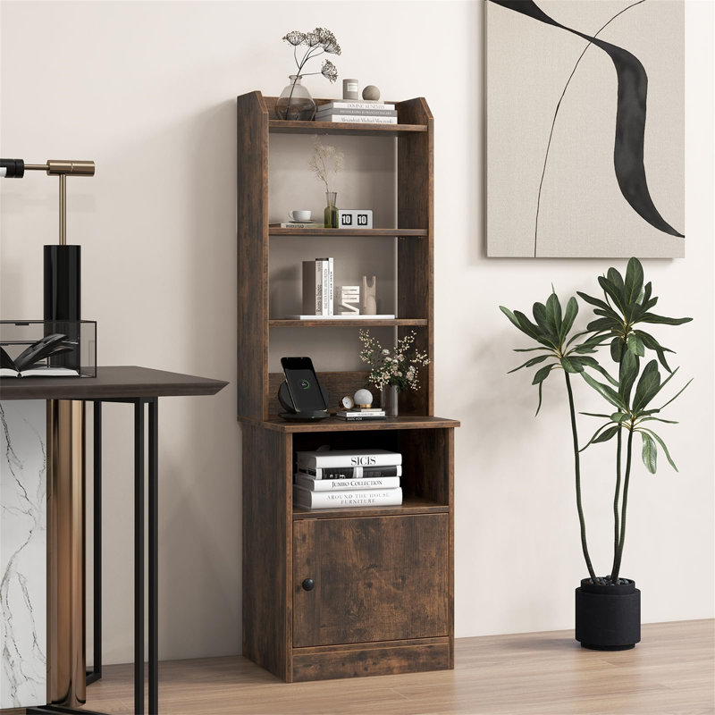 36cm W Manufactured Wood Bedside Table