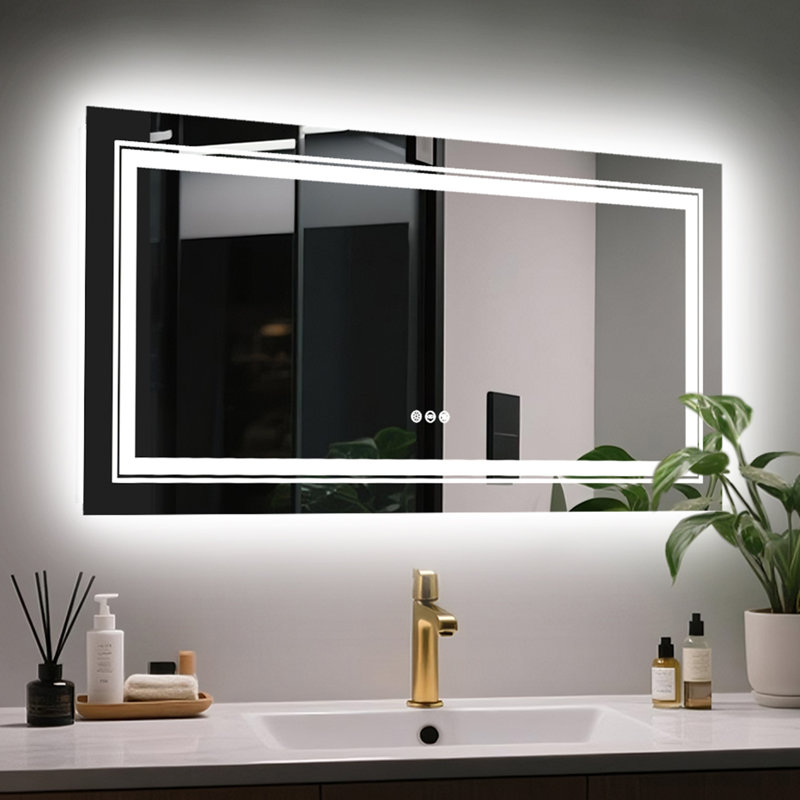Flat Wall Mirror, 23.6" x 39.5"