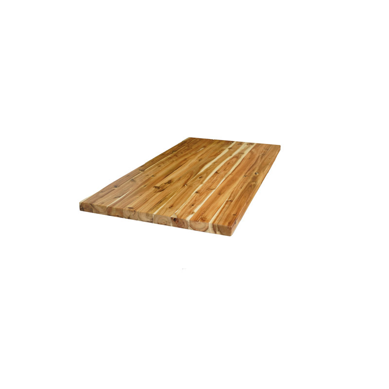 Solid Wood Rectangular Square Edge Table Top, 30" w x 60" L