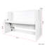 Lit simple extra-long blanc
