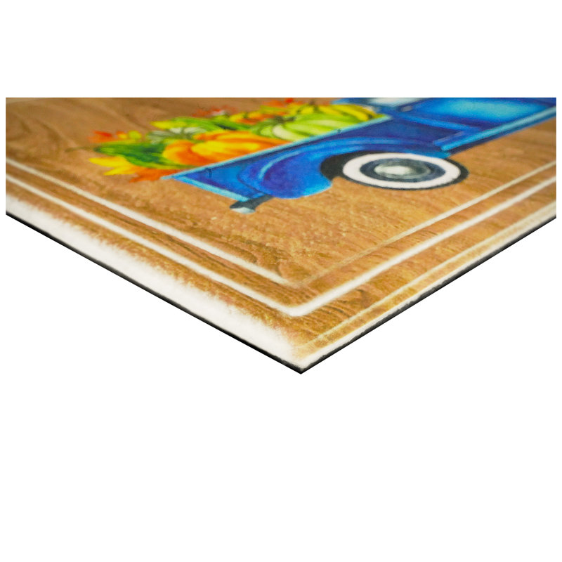 Paillasson bleu 18 po x 30 po