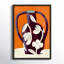 Black Vase White Flowers by Marco Marella for Studio M - Framed Wall Art-110513817-110513818