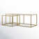Kennedy Glass Top Nesting Coffee Table