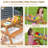 Callicoon Kids 2 Piece Solid Wood Rectangular Outdoor Table Or Chair and Chair Set