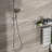 5" Multi Function Shower Head In Brushed Nickel With Adjustable Slide Bar - 5 Spray Patterns For Handheld And Settings Comfortable Bath