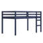 Lit mezzanine en bois avec échelle-659184528