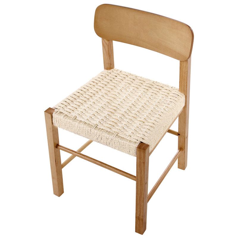45cm H Solid Wood Side Chair, Brown
