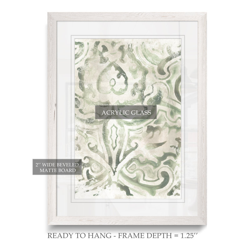 « antique tile iii » par paul cezanne-image image, reproduction d’art sur, H 38 po x l 28 po x P 1,25 po, Blanc