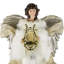 18'' Fabric Angels Tree Topper