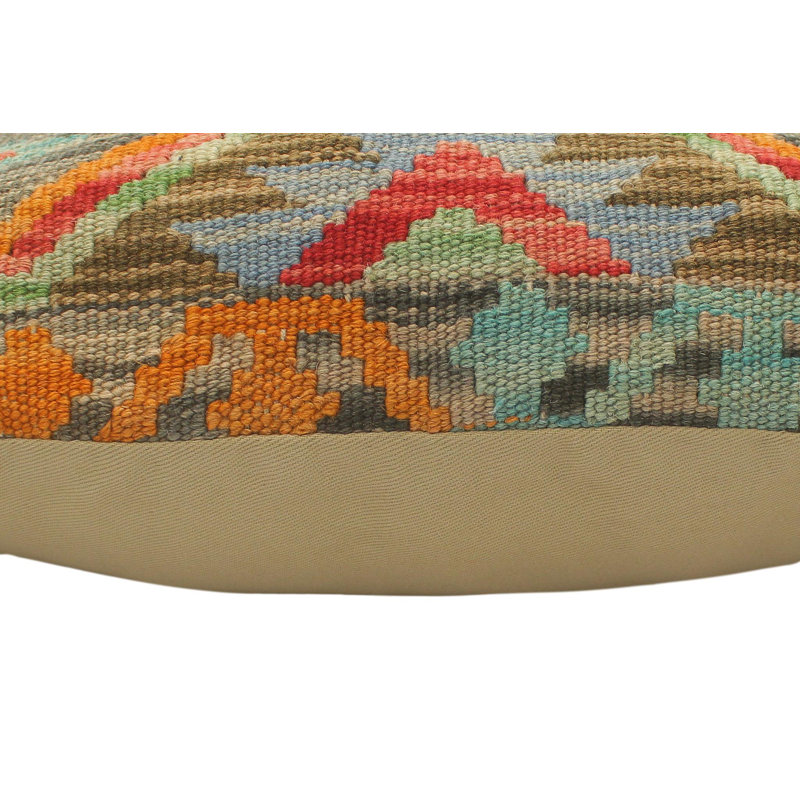 Coussin rustique tissé à la main Kilim