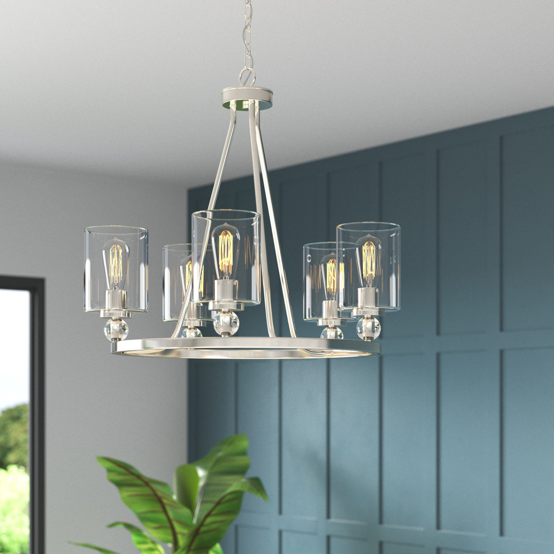 Brayden Studio Conard Polished Nickel Led Chandelier Brayden Studio®