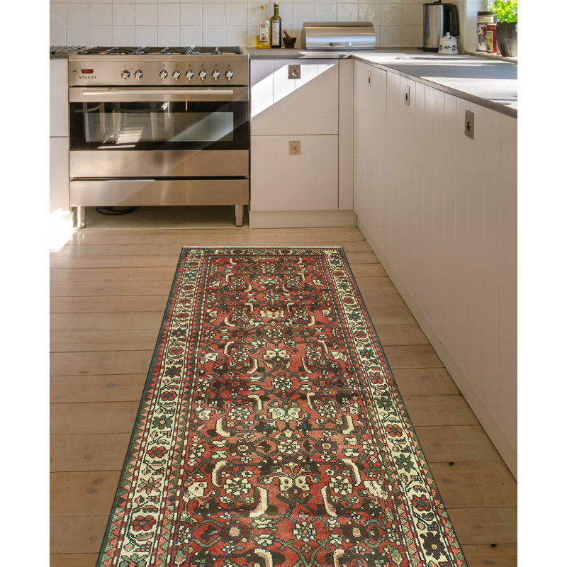 Tapis de couloir gris anthracite Khylar