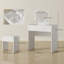 Ensemble coiffeuse et tabouret Annibella