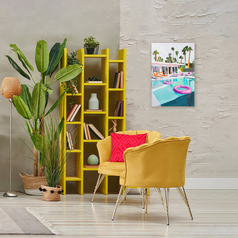 Impression sur toile Palm Springs, conçue par Sissi et Seb, 30 x 20