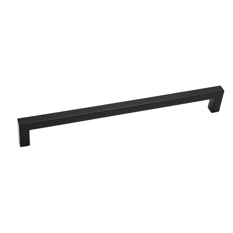 Style Cent 8 3/16" Center to Center Bar Pull, Matte Black