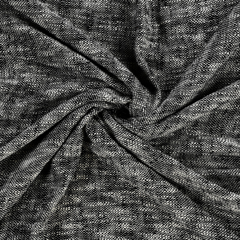  Jeté tissé à la main 100% coton, Noir