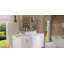 Lavabo de salle de bain vasque ovale en résine 22 po x 12,5 po Badeloft blanc brillant WB-02-G-137927631