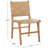 Yvona Woven Leather Dining Chair-1989828619