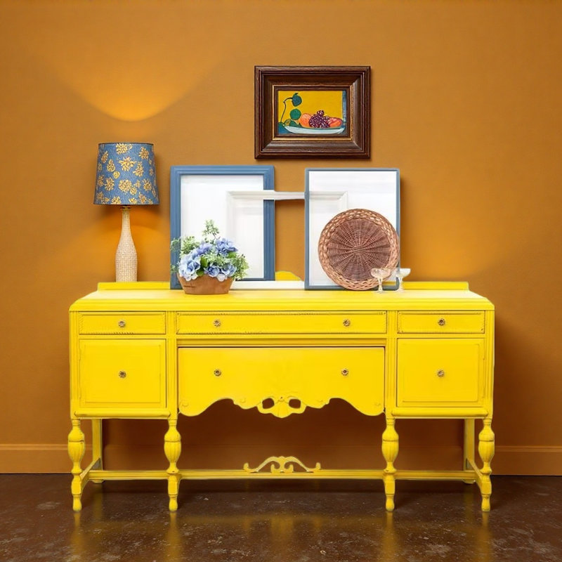 Yellow High-End Sideboard