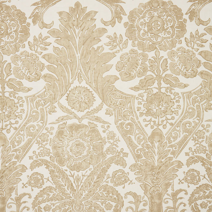 Oriana Damask Wallpaper Roll, Sand