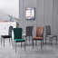Velvet Upholstered Dining Chair Set High Back-1284826967