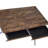 Callers Weathered Oak & Chrome Finish Writing Desk