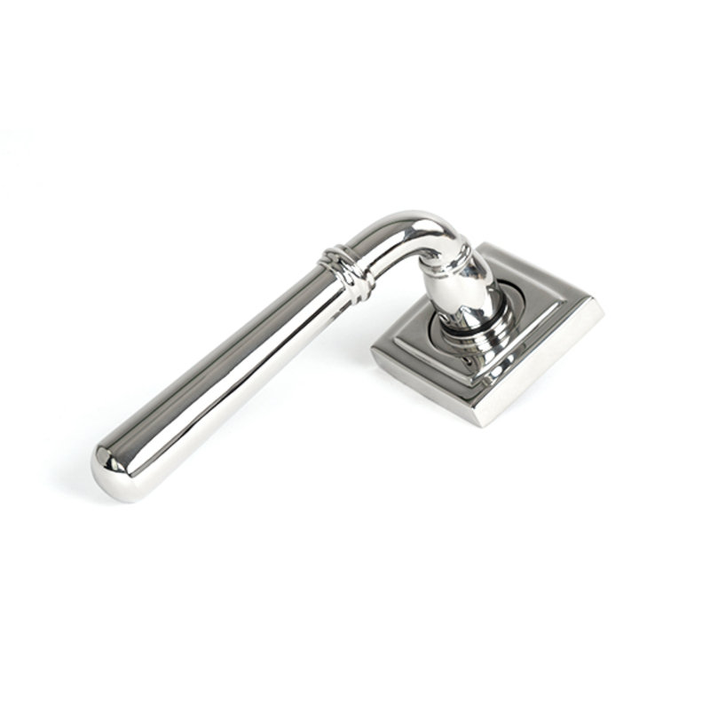 Single Dummy Door Handle, Polished Marine