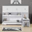 Lit escamotable mural avec placard et bureau Murphy-1249418843