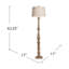 Lampe sur pied traditionnelle 62 po Airra-80465559-80465544