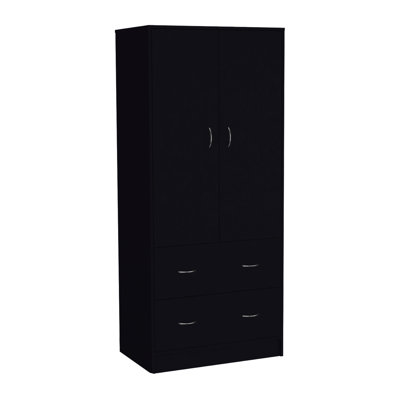 Armoire 2 portes 2 tiroirs pour la maison