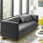 Silver Orchid Perez Vertical Channel Tufted Velvet Sofa-2114077832