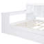 Lit de jour en bois pleine grandeur avec 3 tiroirs, ports USB et bureau intégré pour une utilisation efficace de l'espace-1912468015-1912468012