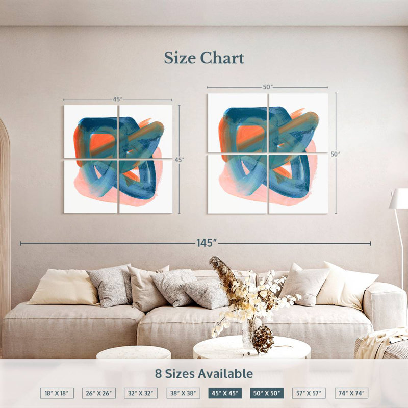 Avery Tangled IV, 50'' H x 50'' W