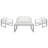 Aneesha 4 - Person Patio Conversation Set with Cushions-1030351136-1030351137