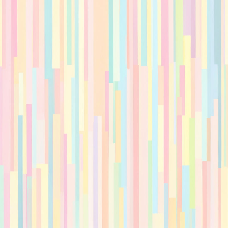 Vertical Stripes Pattern Blankets, 60in W x 80in H, Light Peach and Mint Green